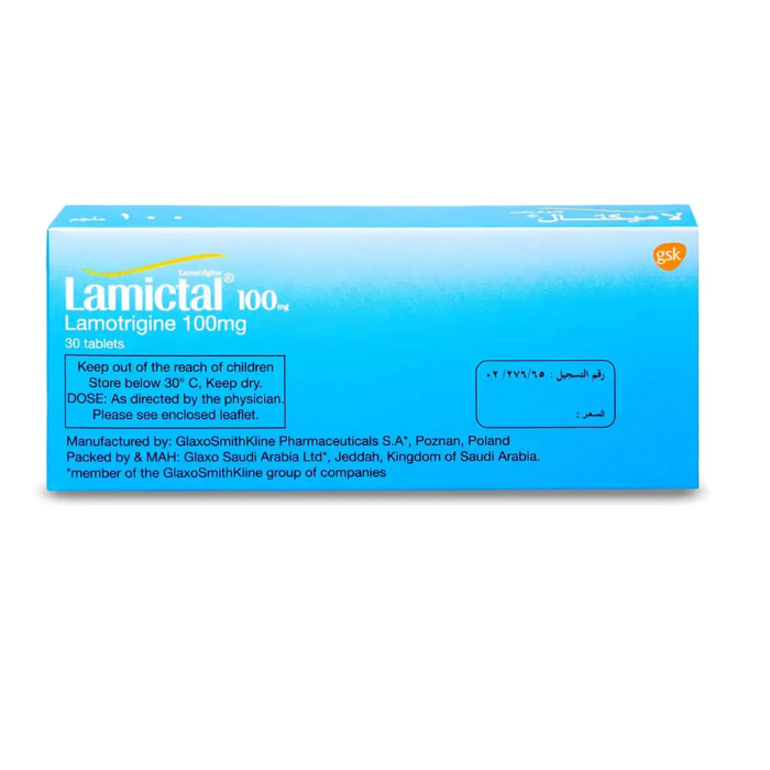 Lamictal 100mg Tab 30s