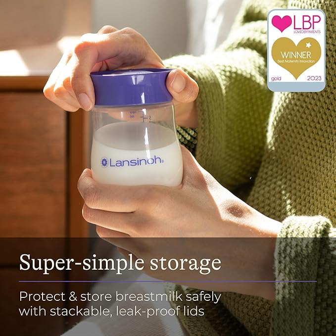 Lansinoh Breastmilk Storage Bottles 160ml x 4