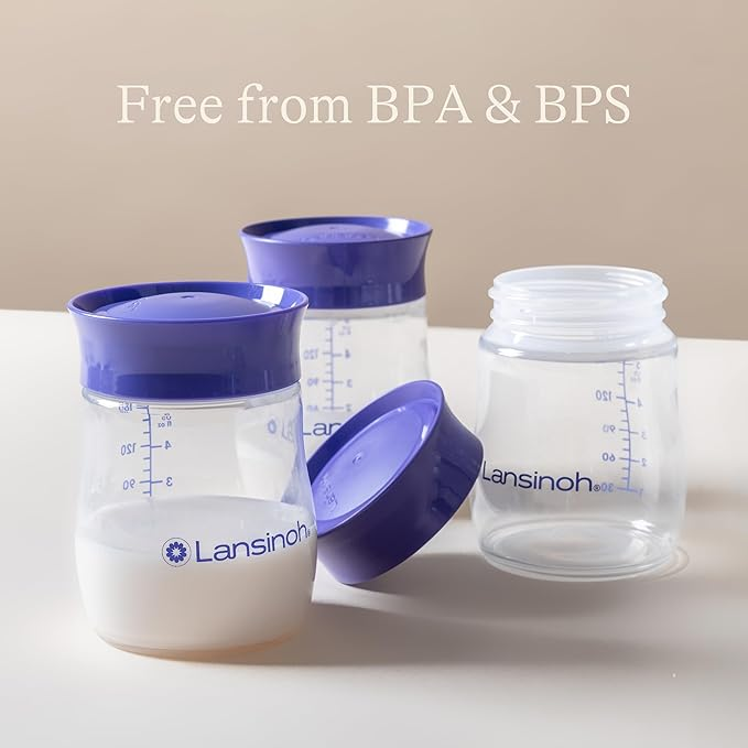 Lansinoh Breastmilk Storage Bottles 160ml x 4