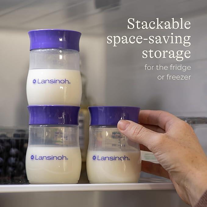 Lansinoh Breastmilk Storage Bottles 160ml x 4