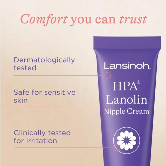 Lansinoh HPA Lanolin for Sore Nipples & Cracked Skin 10ml