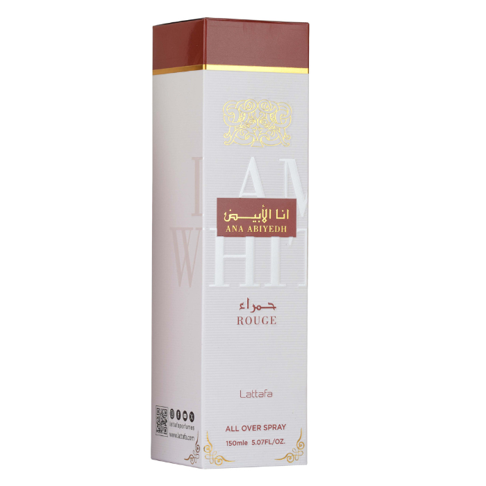 Lattafa Ana Abiyedh Rouge Women All Over Spray 150ML