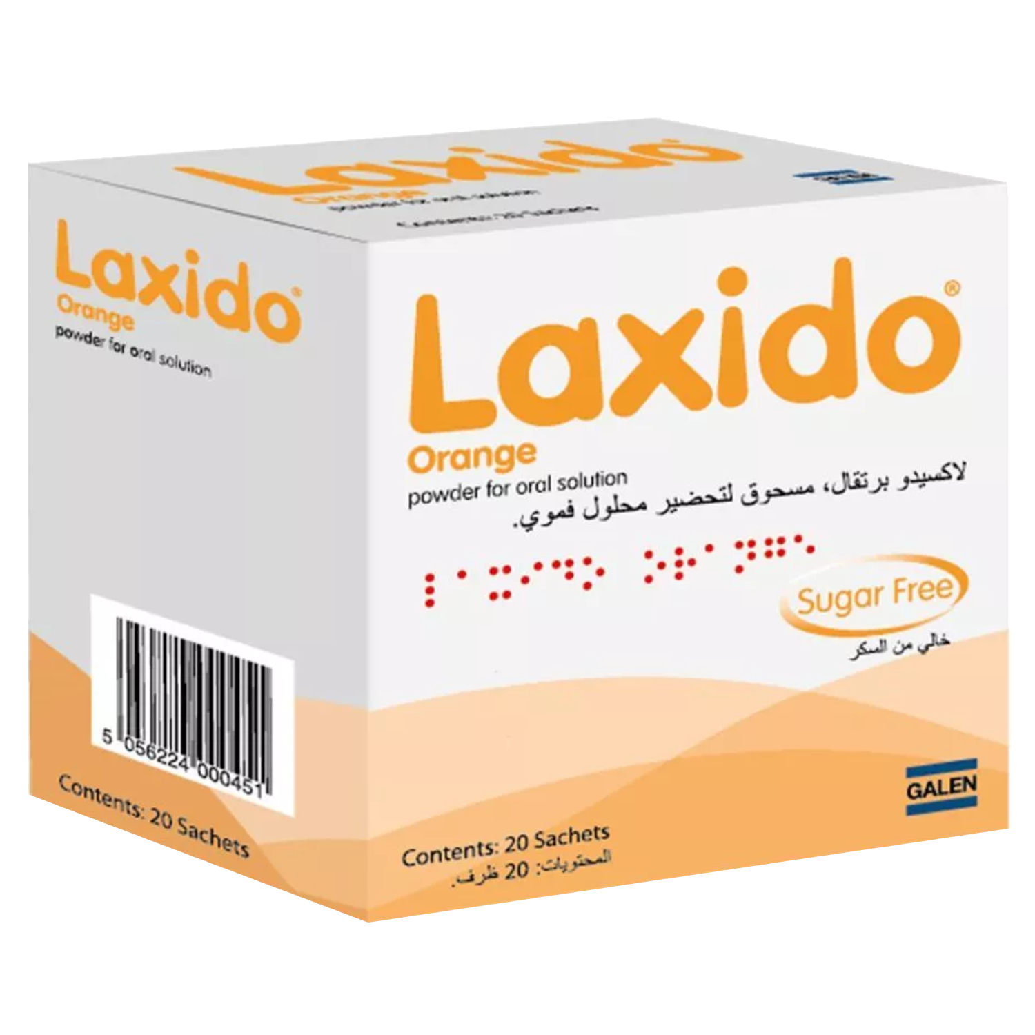 Laxido Orange Sugar Free Powder For Oral Solution 13.8G 20s