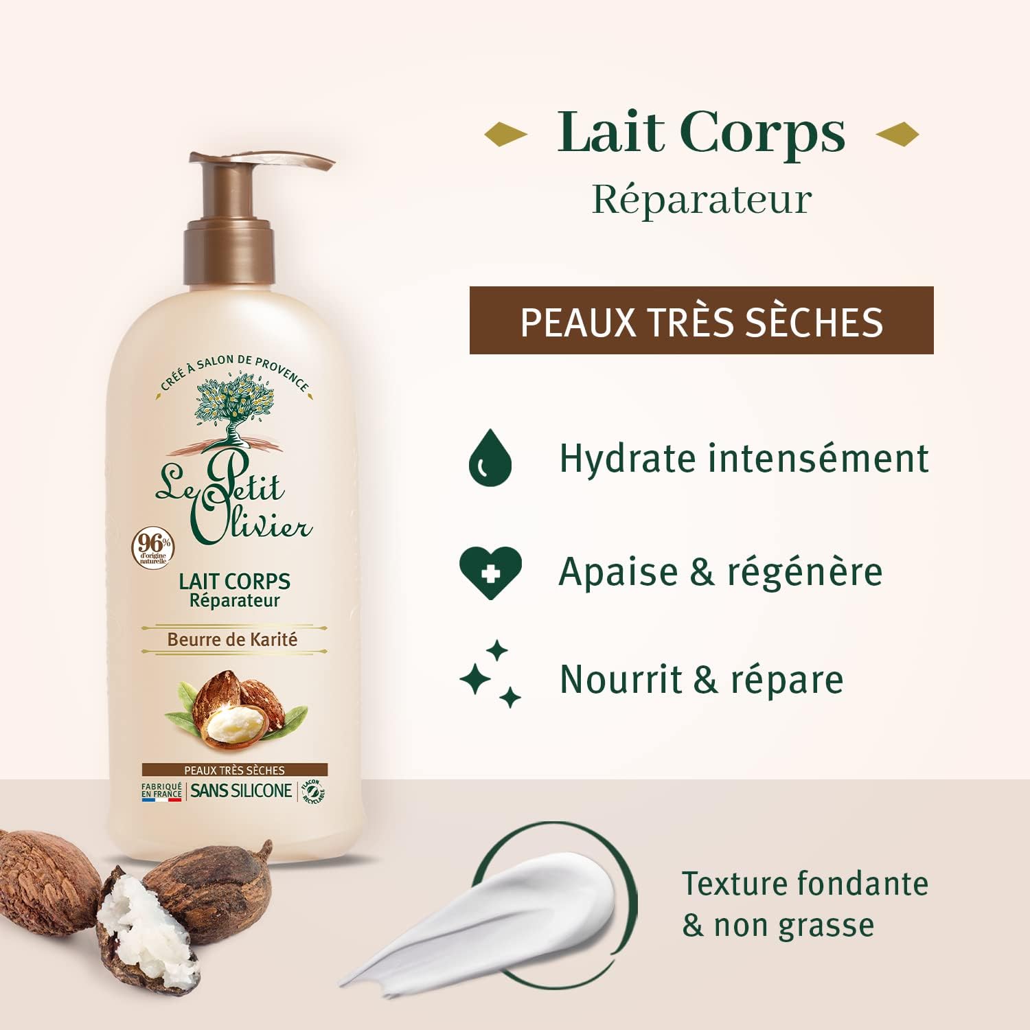 Le Petit Olivier Body Milk Repair Shea Butter 250ml