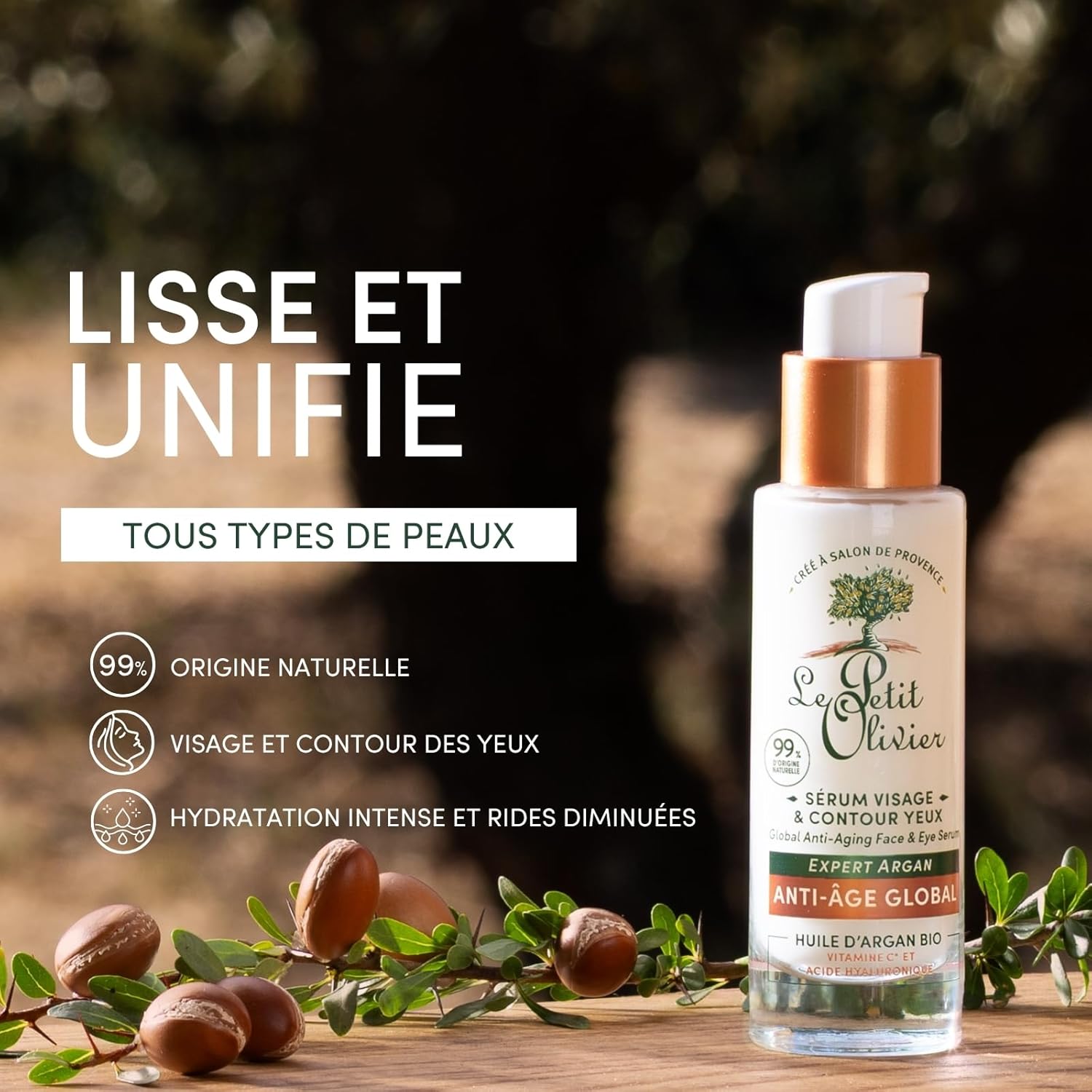 Le Petit Olivier Face Serum Anti-Aging Argn Oil 30ml