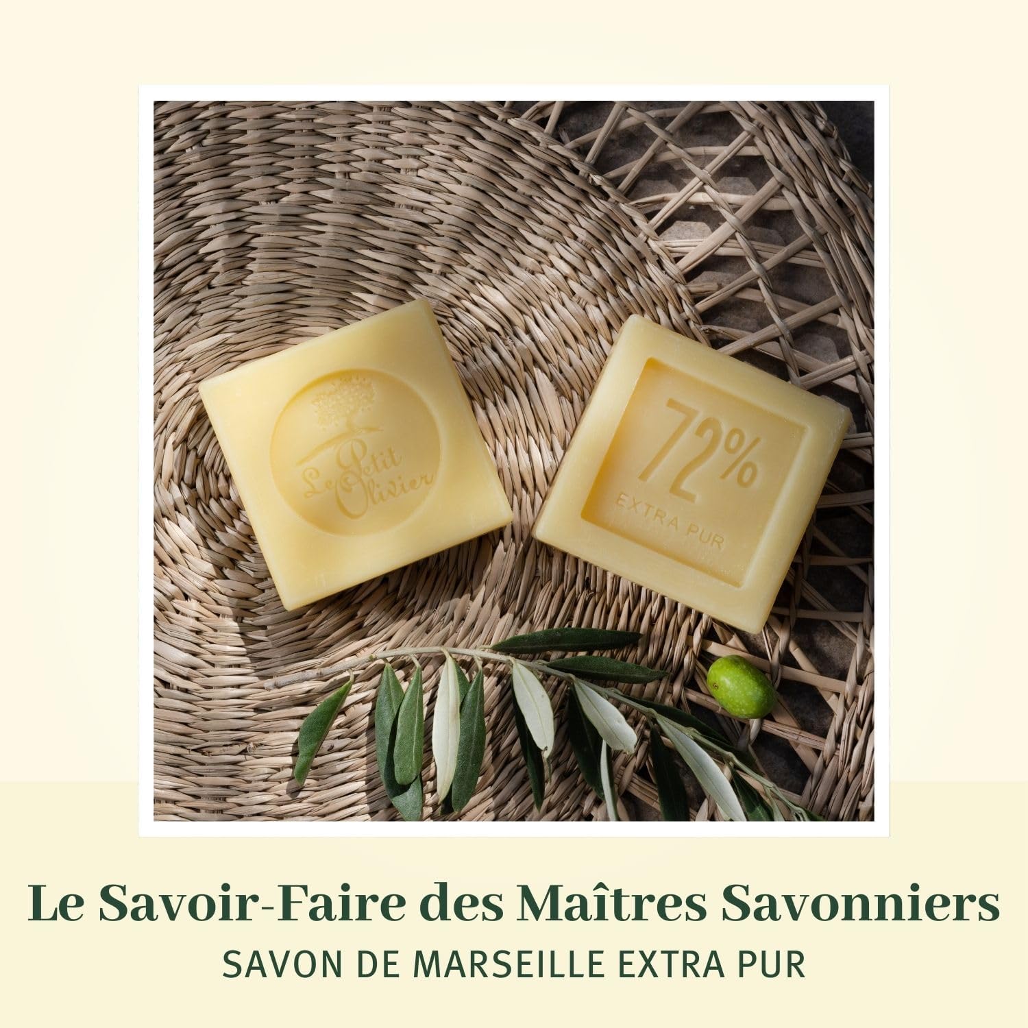 Le Petit Olivier Glycerin Marseille Soaps 3x100g