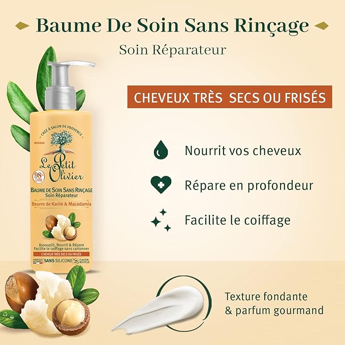 Le Petit Olivier Leave-In Care Balm Repair Shea 200ml