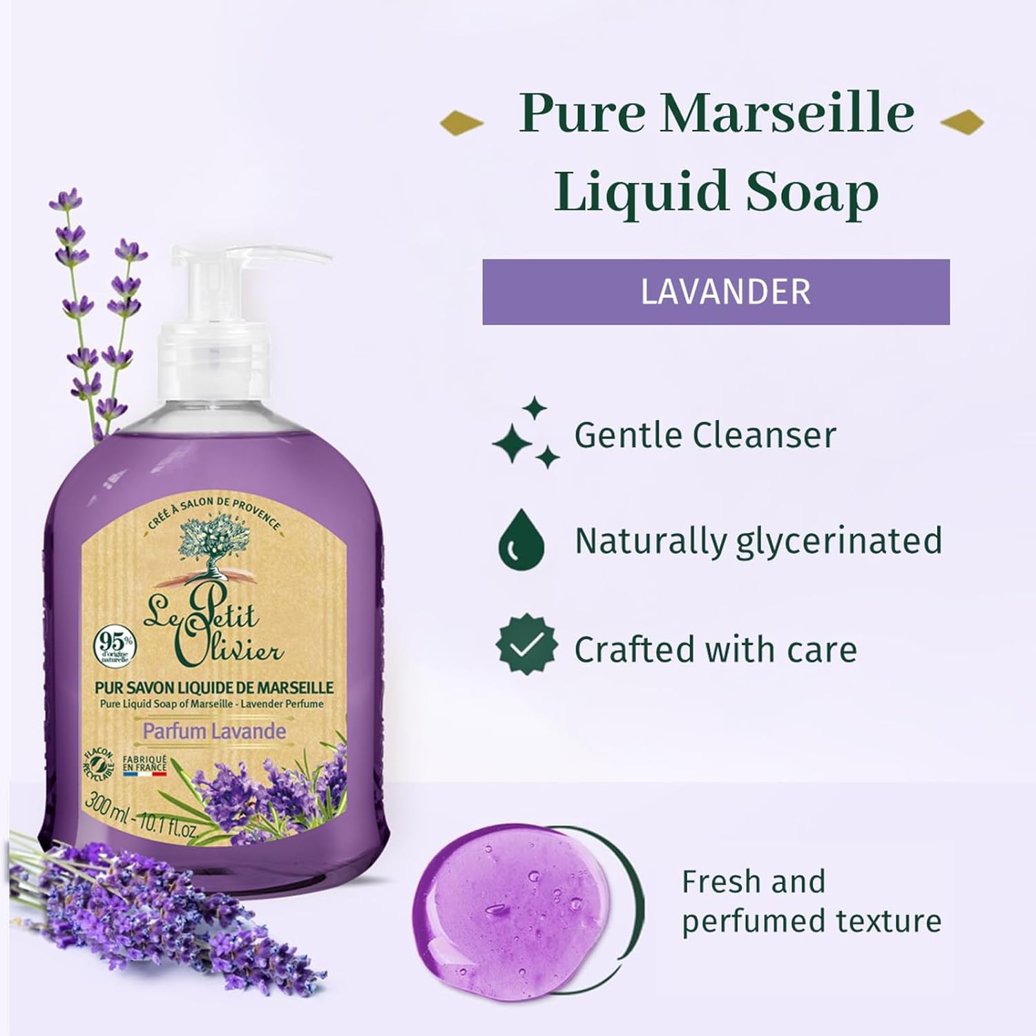 Le Petit Olivier Liquid Soap Lavender Perfume 300ml