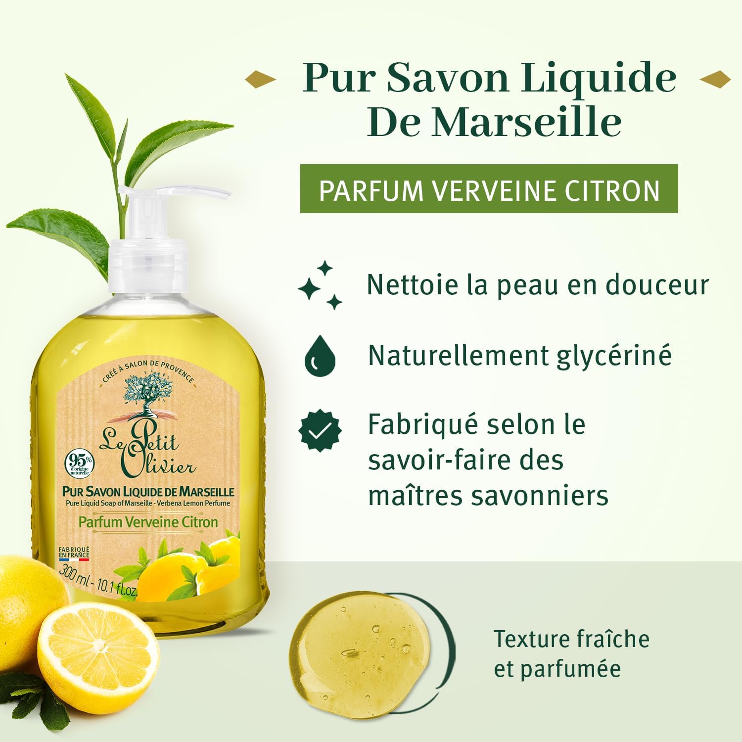 Le Petit Olivier Liquid Soap  Lemon Perfume 300ml