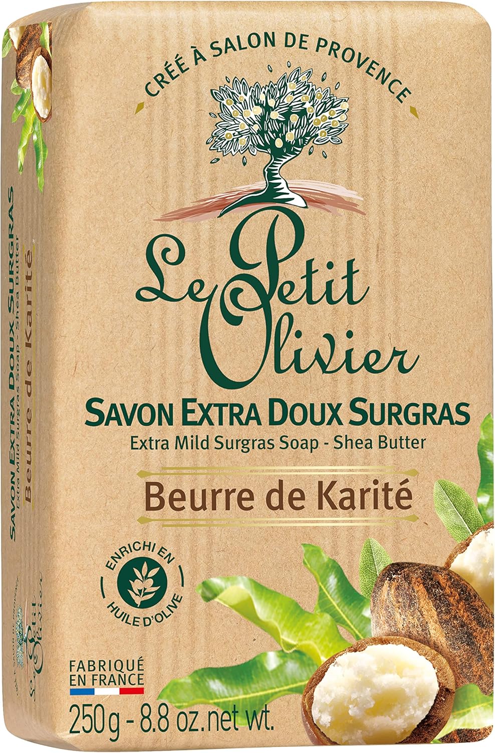 Le Petit Olivier Mild Surgar Soap-Shea Butter 250g