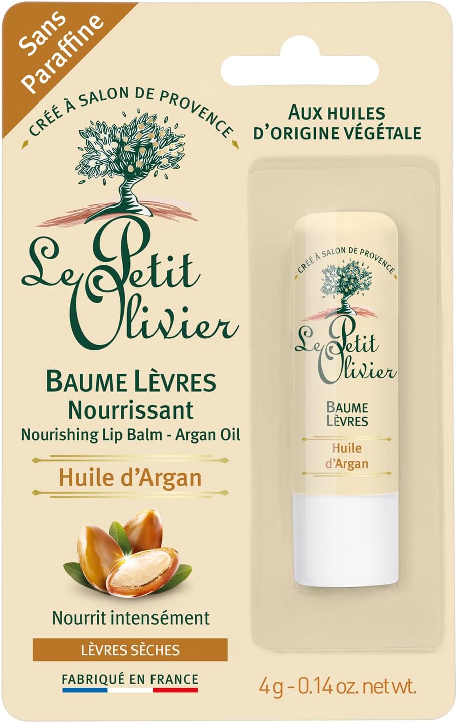 Le Petit Olivier Nourish Lip Balm Stick Argan Oil 4g