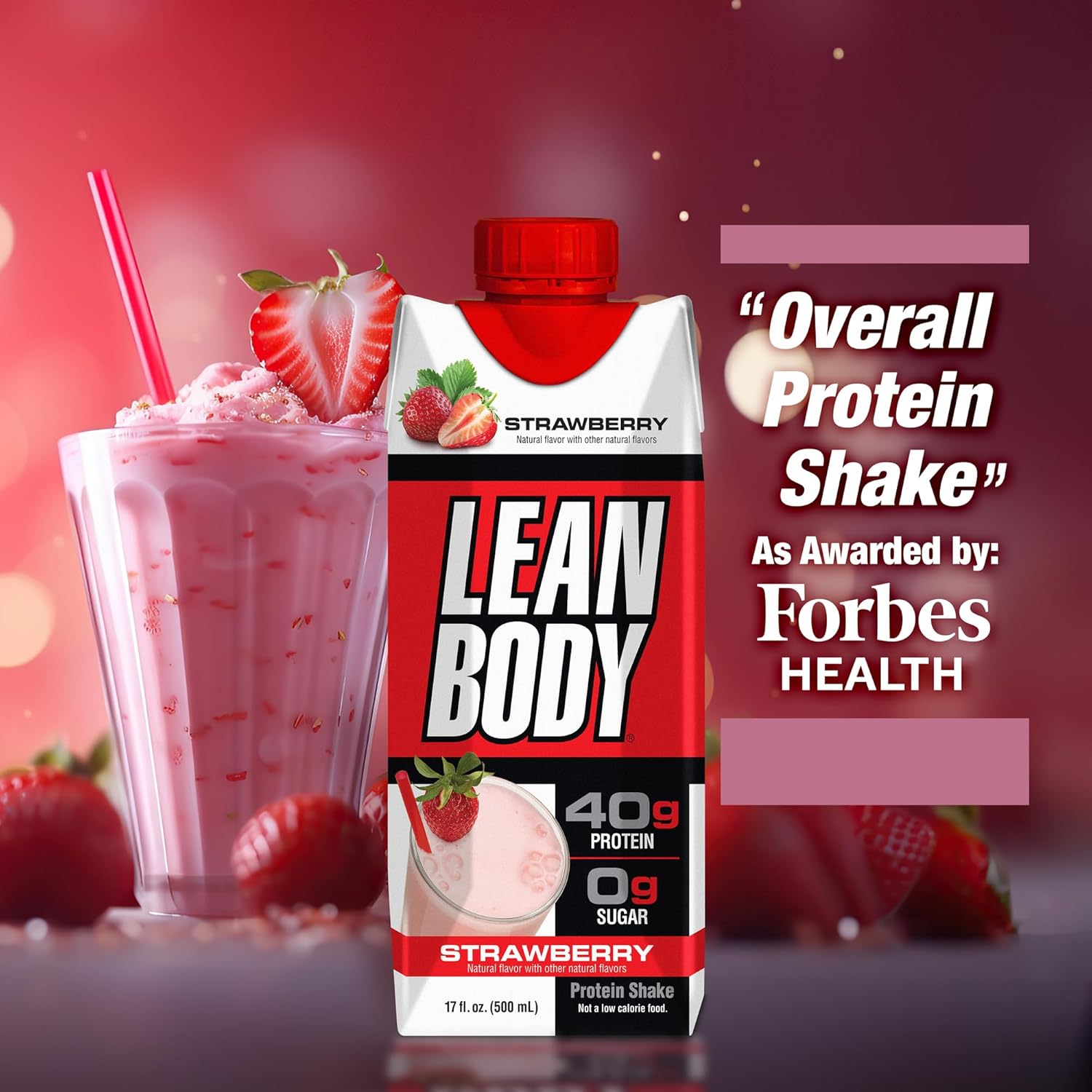 Lean Body RTD Strawberry 17oz - Box Of 12 pcs