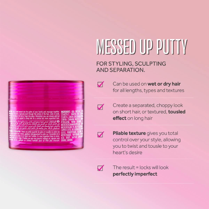 Lee Stafford Messed Up Styling Paste 50 ml