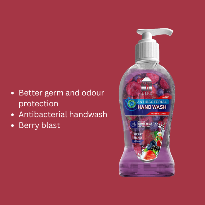 Life Antibacterial Handwash Berry Blast 400ml