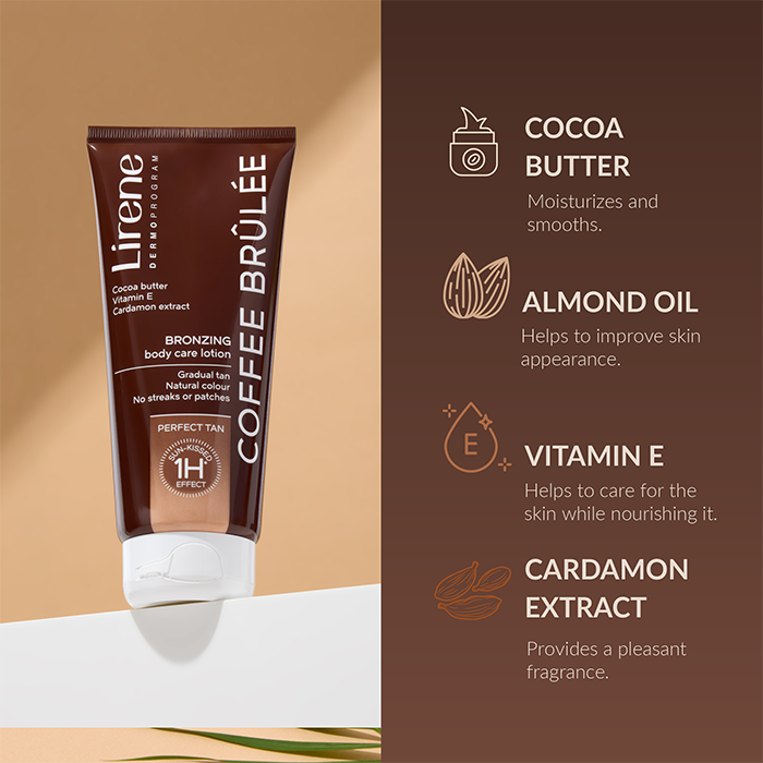 Lirene Bronzing Vegan Coffee Brulee Body Lotion 200ml