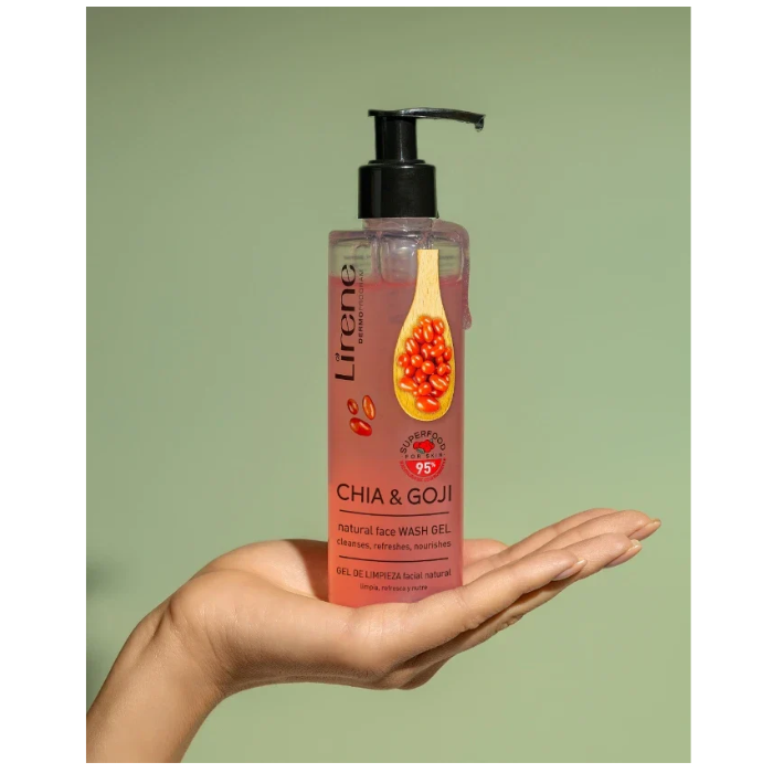 Lirene Chia & Goji Natural Face Wash Gel 190ml
