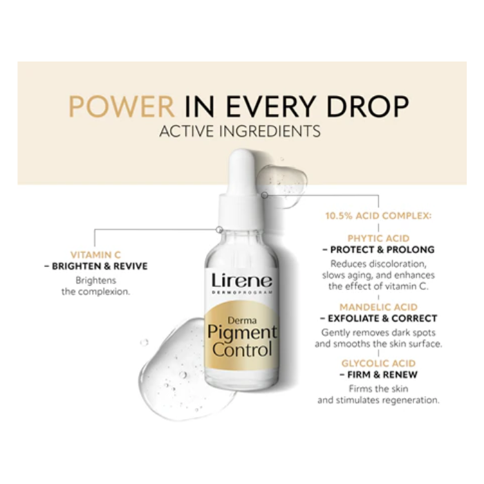 Lirene Derma Pigment Control Acid Vitamin Serum 30ml