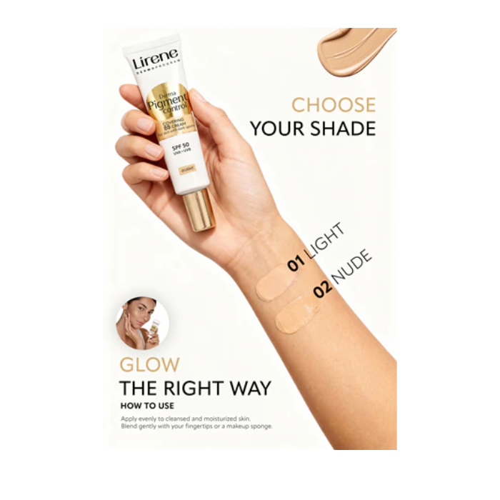 Lirene Derma Pigment Control SPF50 BB Cream 01 Light