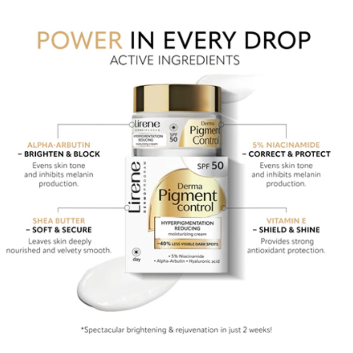 Lirene Derma Pigment Control SPF50 Day Cream 50g