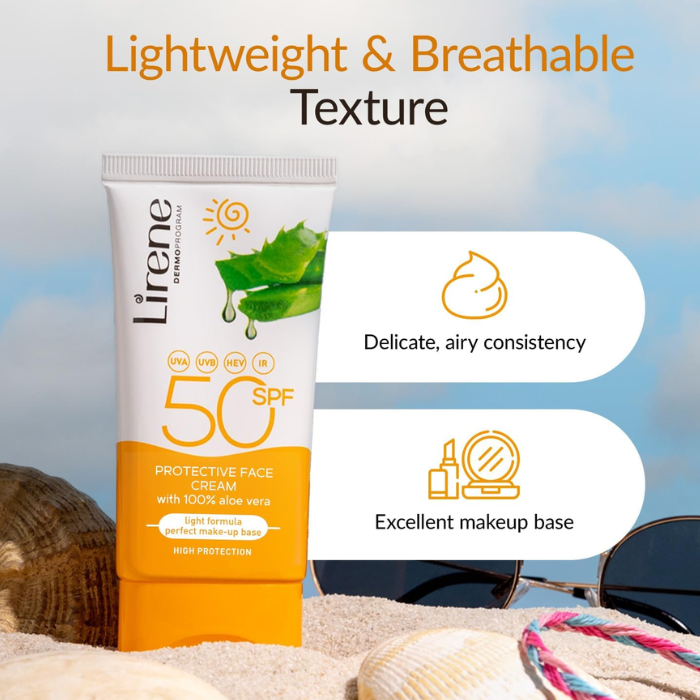 Lirene Dermoprogram (SPF50) Protective Face Cream 50ml