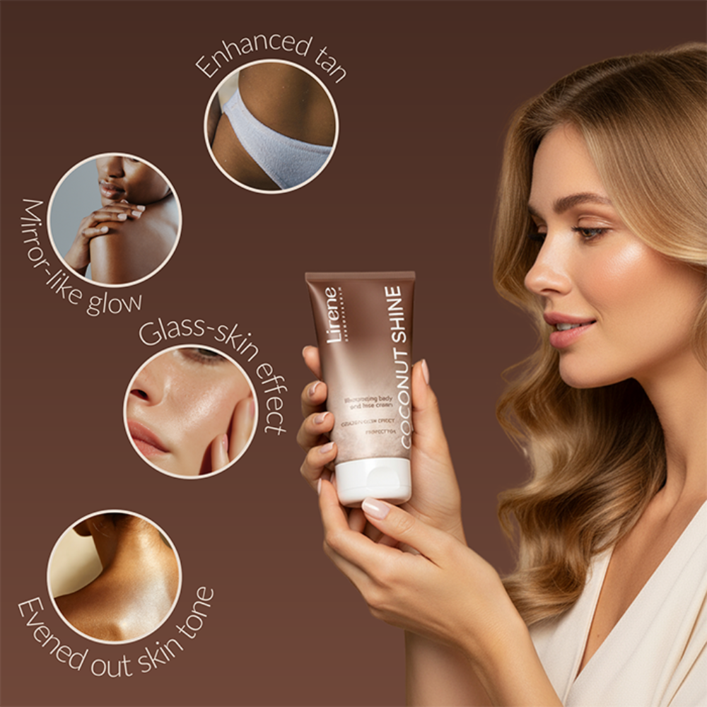 Lirene Perfect Tan Vegan Coconut Shine Cream 150ml