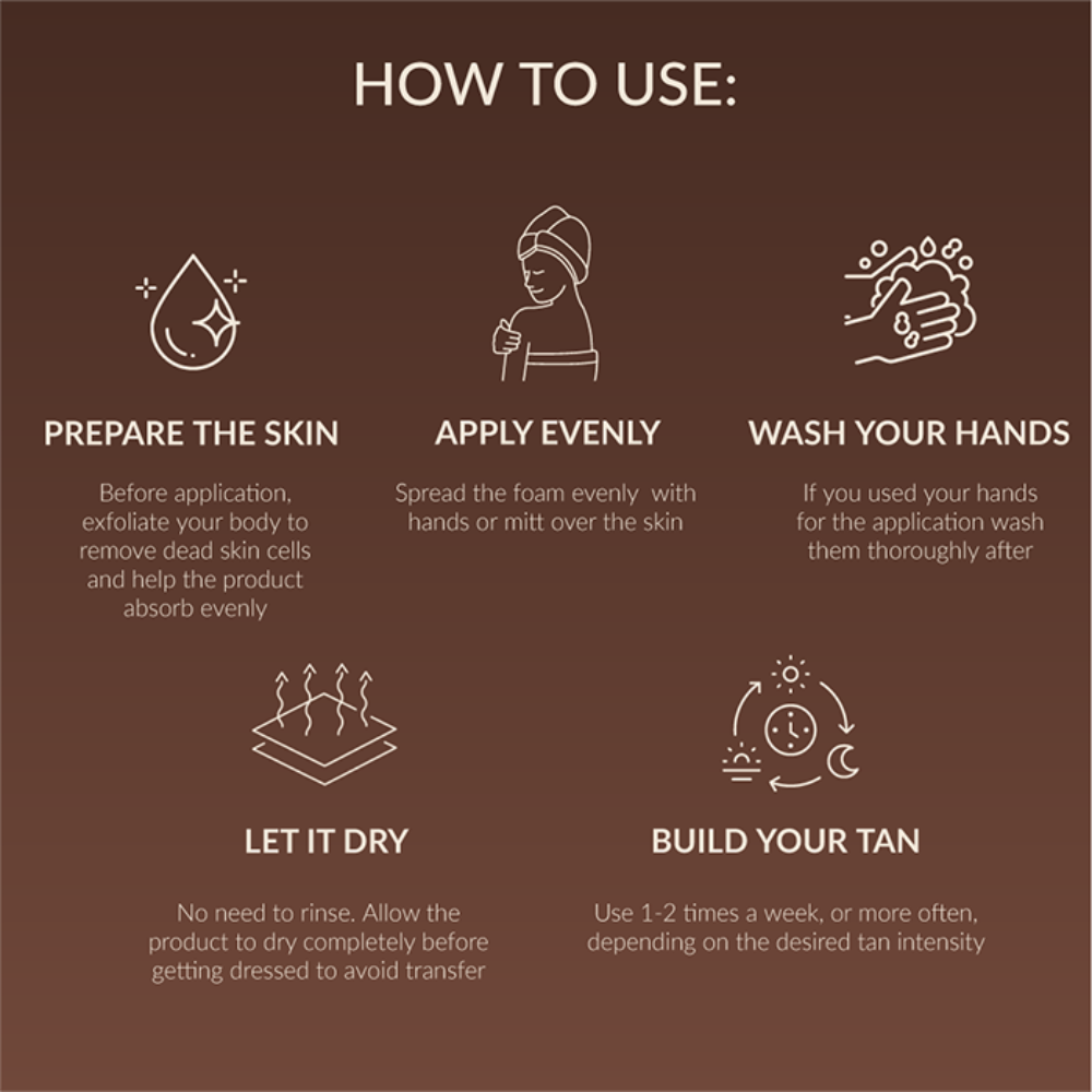 Lirene Self-Tanning Vegan Body Foam Espresso 150ml