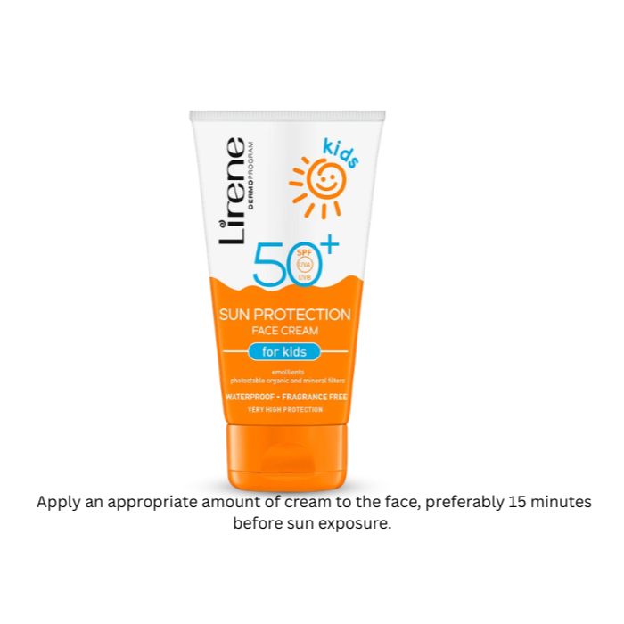 Lirene Sun Protection Face Cream (SPF 50+) For Kids 50ml