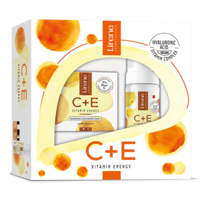 Lirene Vitamin Energy C + E Wash Foam + Day Night Set