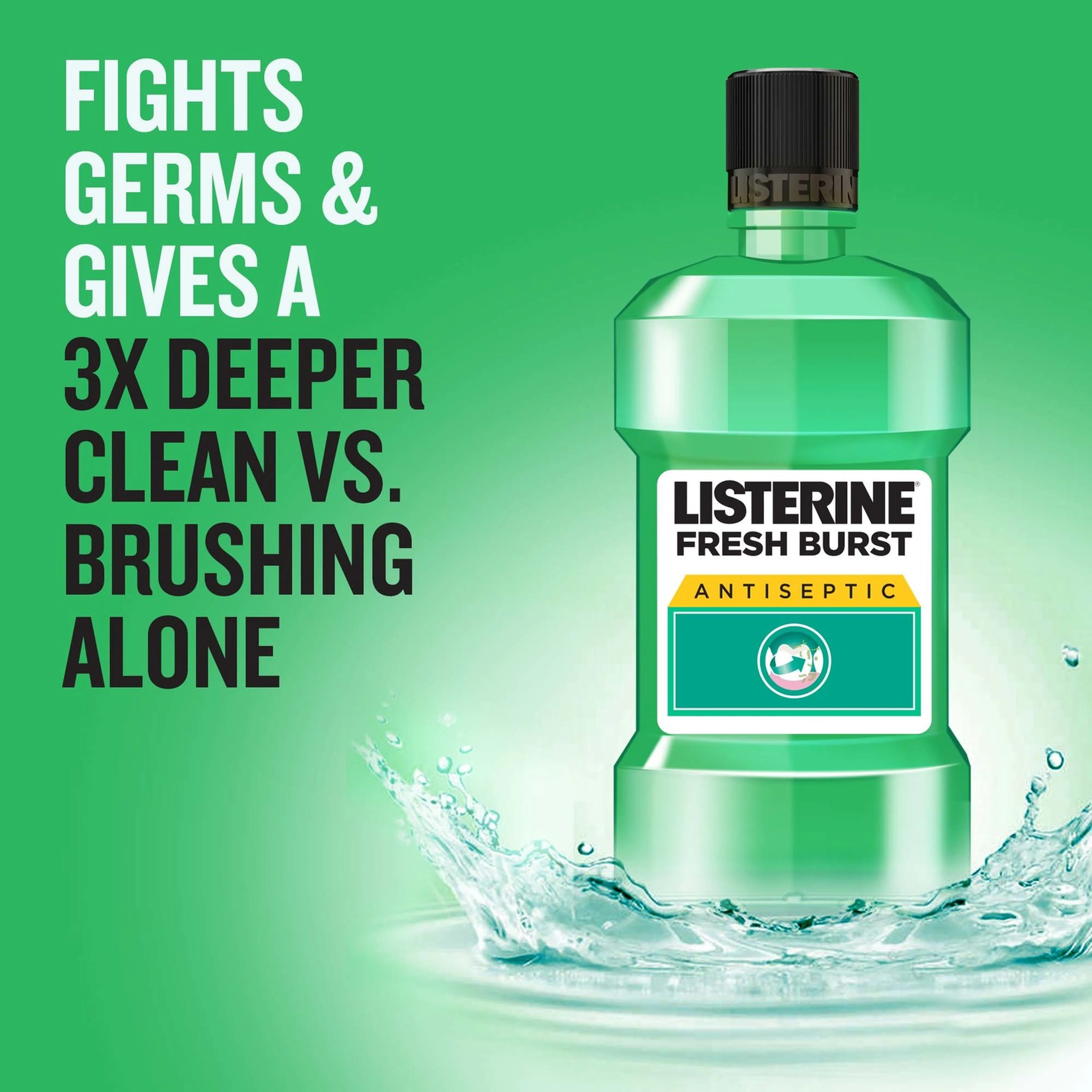 Listerine Fresh Burst Antiseptic Mouthwash 250 ml