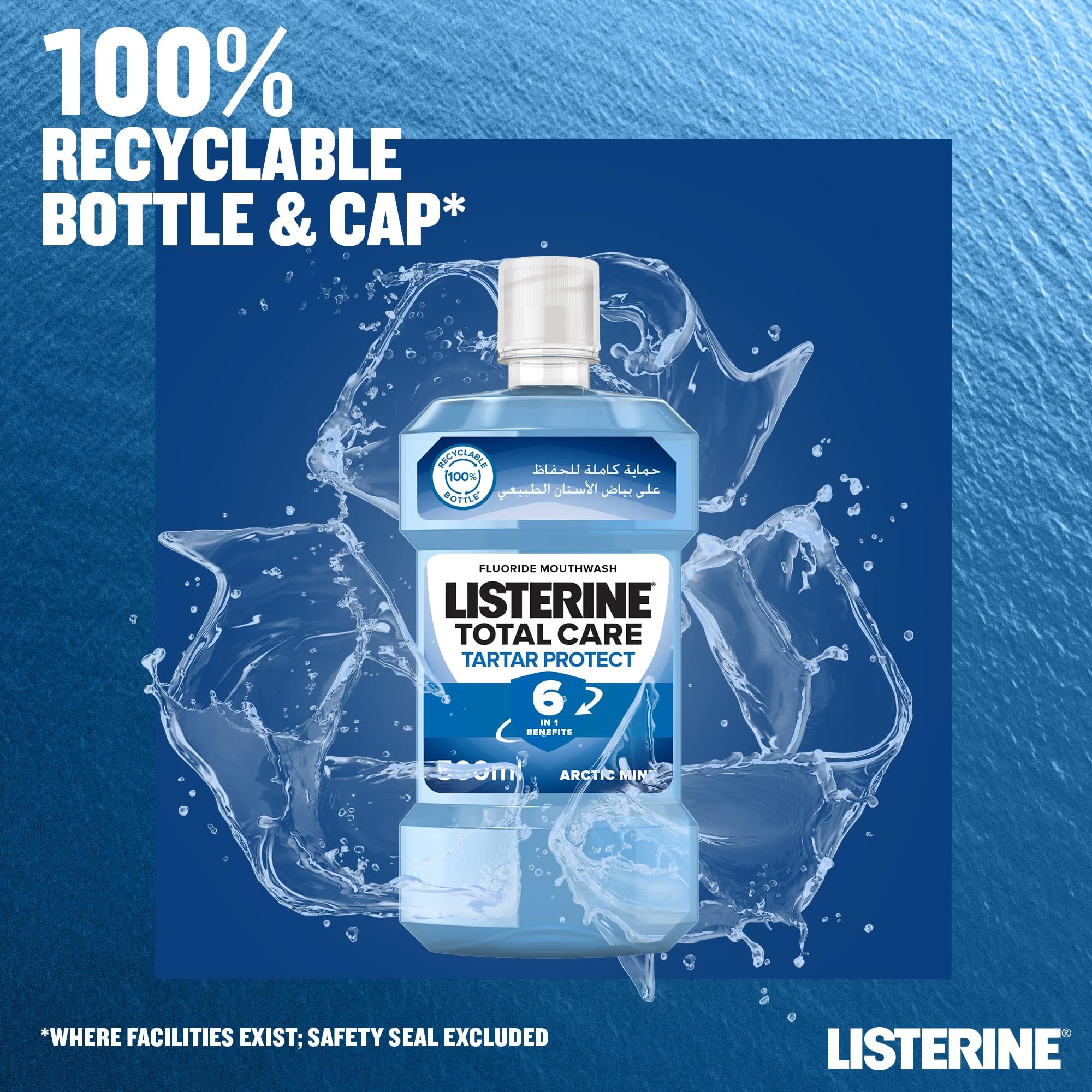 LISTERINE TARTAR CONTROL ANTISEPTIC M/W 500 ML
