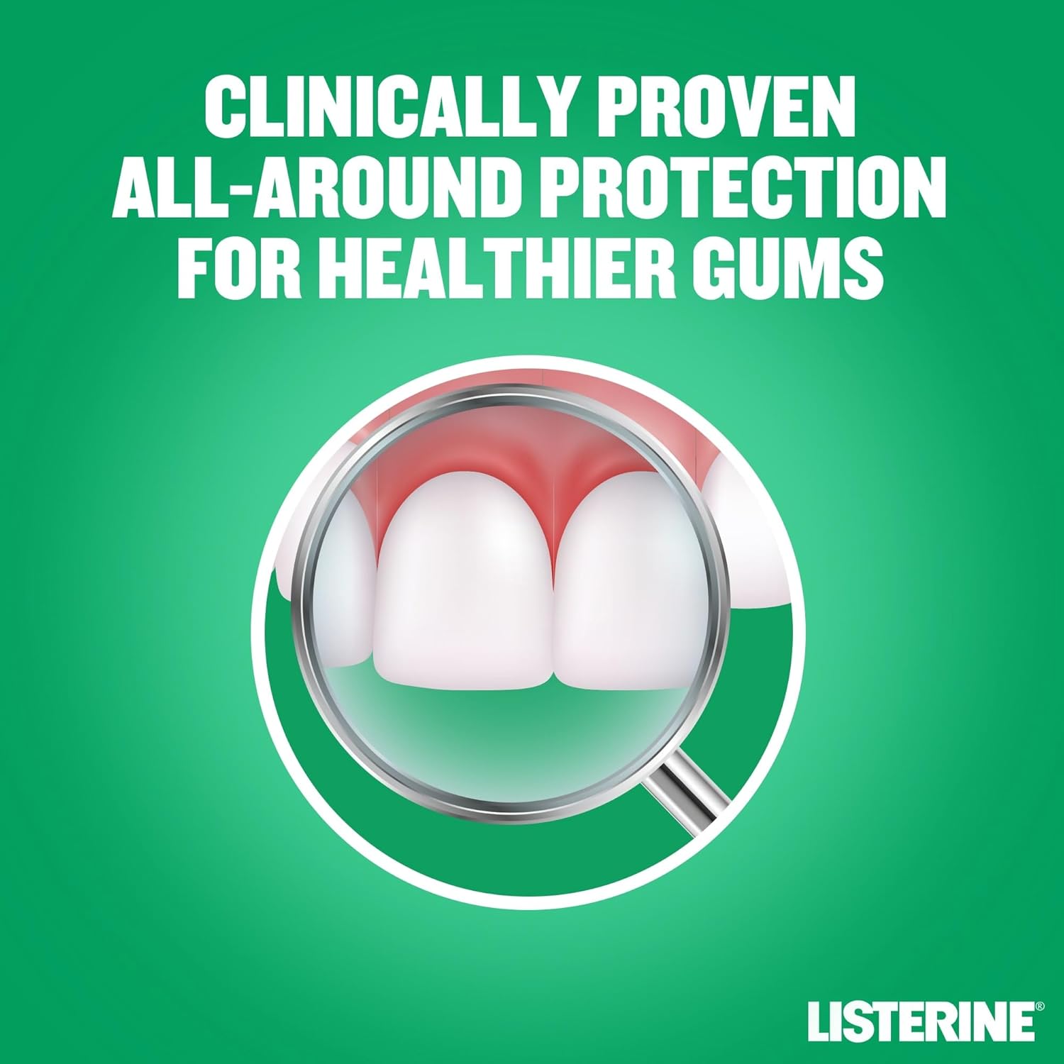 Listerine Teeth & Gum Defense Milder Taste Mouthwash 250ml