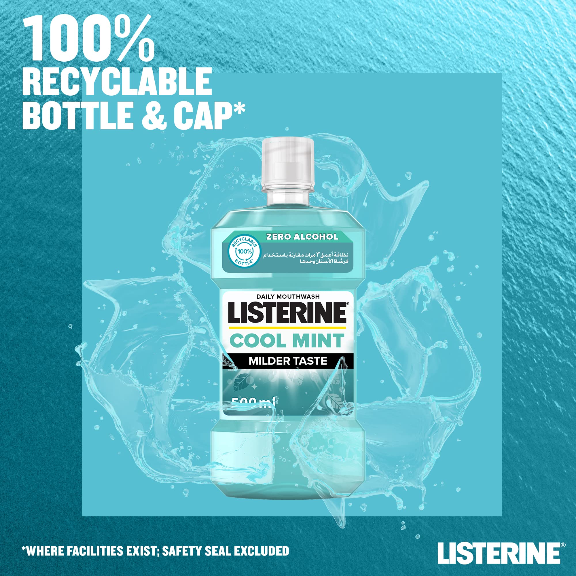 Listerine Zero Mouthwash 500 ml
