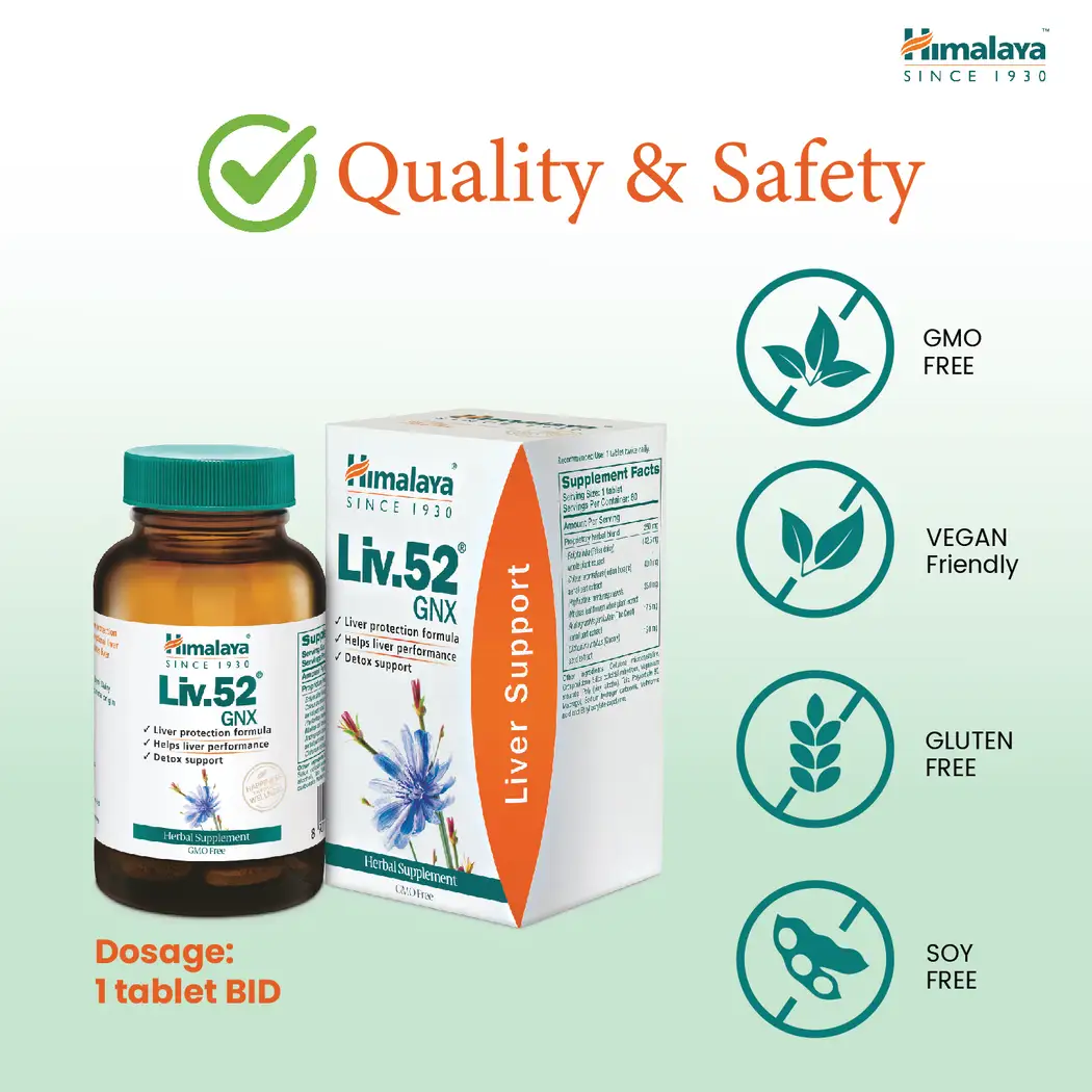 Himalaya Liv 52 GNX Tab 60s