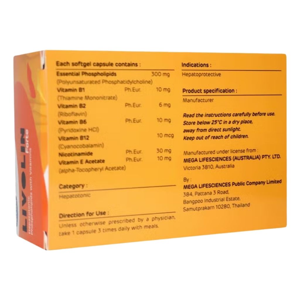 Livolin Forte 30's Soft Gels