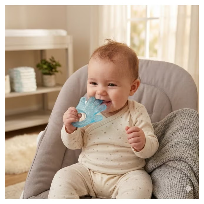 Love Baby Chill & Chew Cooling Teether Hand 1s