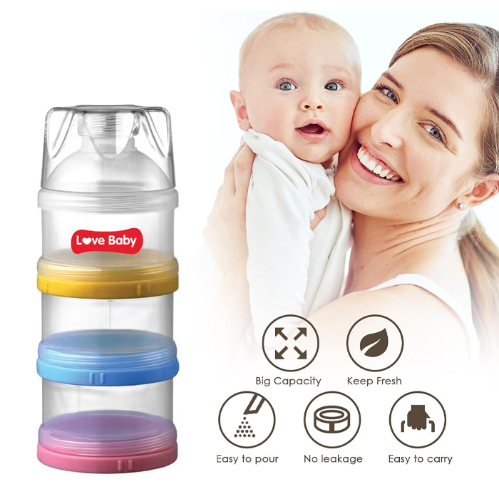 Love Baby Milk Powder Dispenser 3 Layer 1s