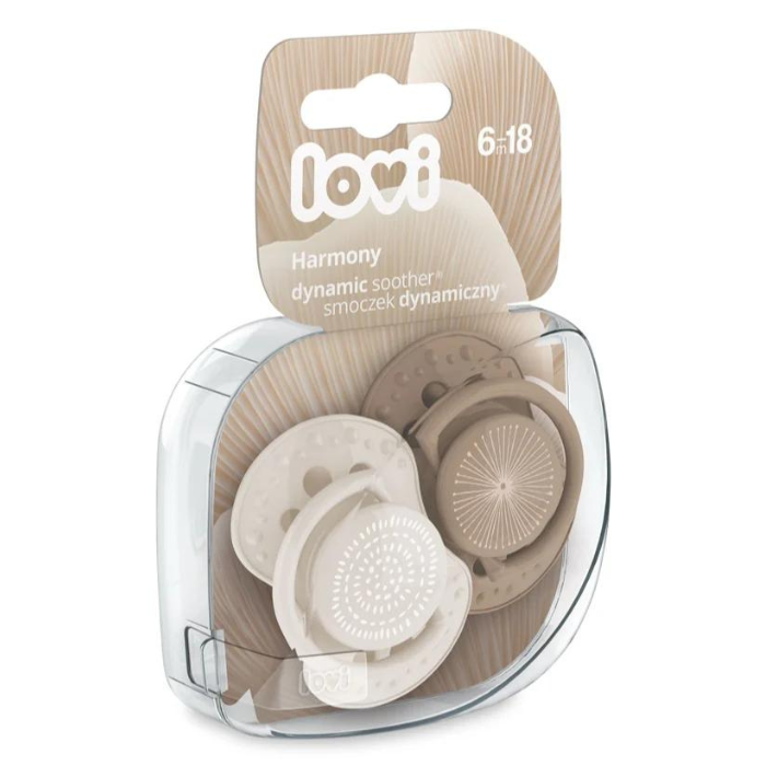Lovi Dynamic Soother Silicone 6-18m (2 Pcs) Harmony Girl-53850G