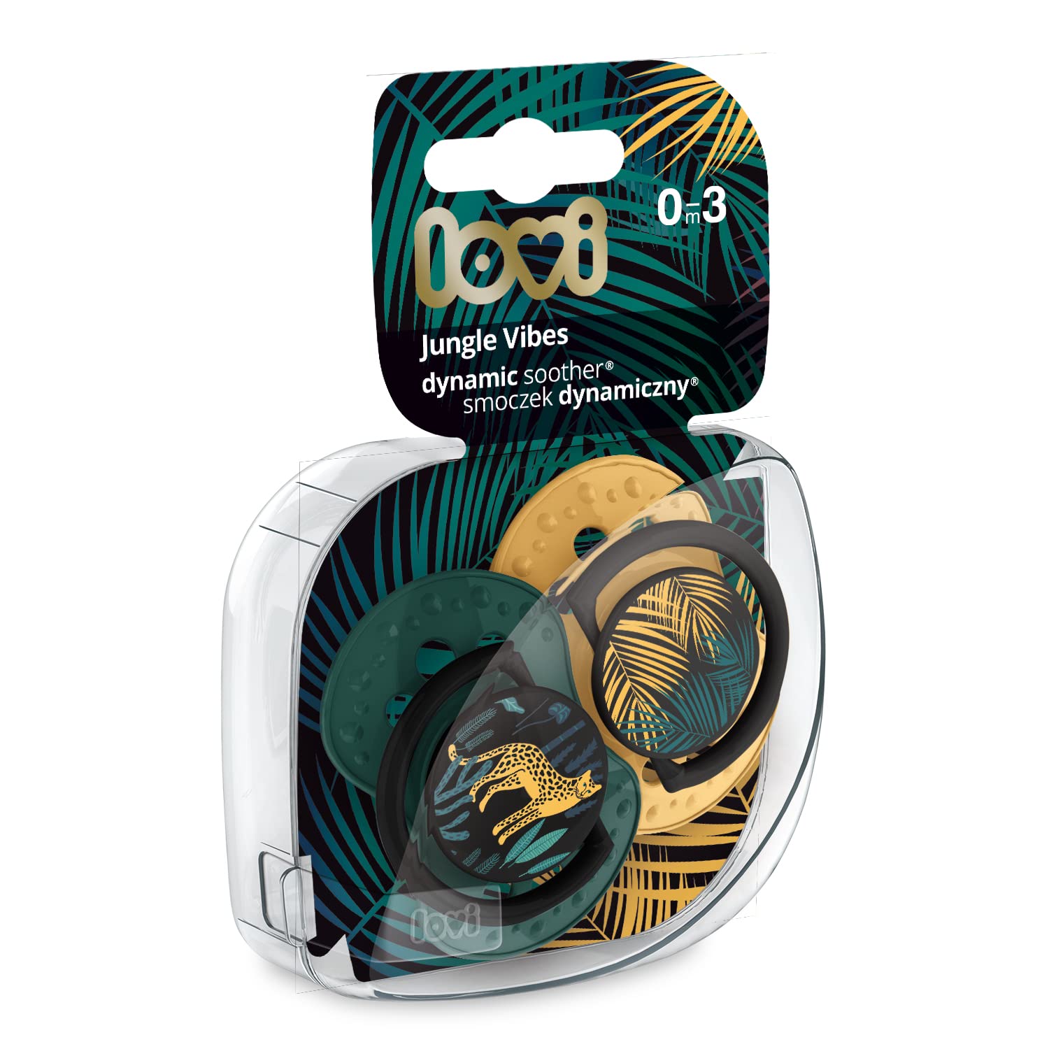 Lovi Dynamic Soother Jungle Vibes Boy 0-3 M 2s 85372B