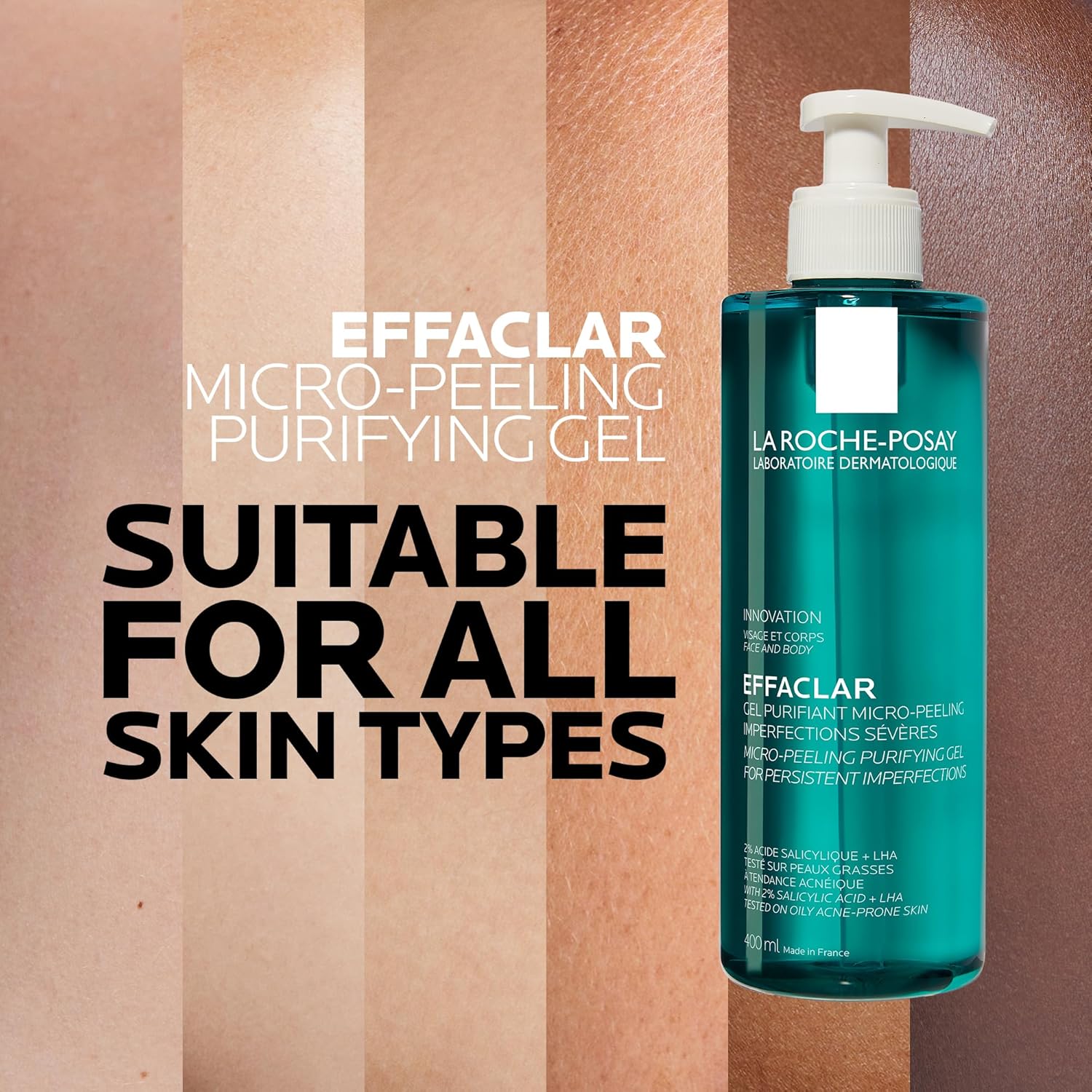 La Roche Posay Effaclar Micro-Peeling Face and Body Cleanser 400 ml