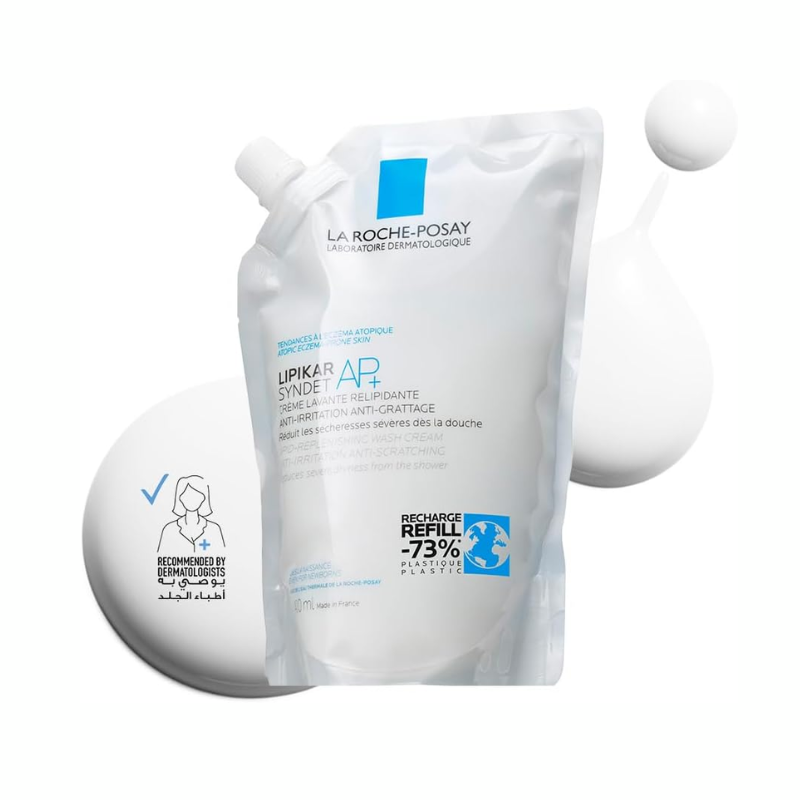 La Roche Posay Lipikar Syndet Ap+ Wash Cream Refill 400ml