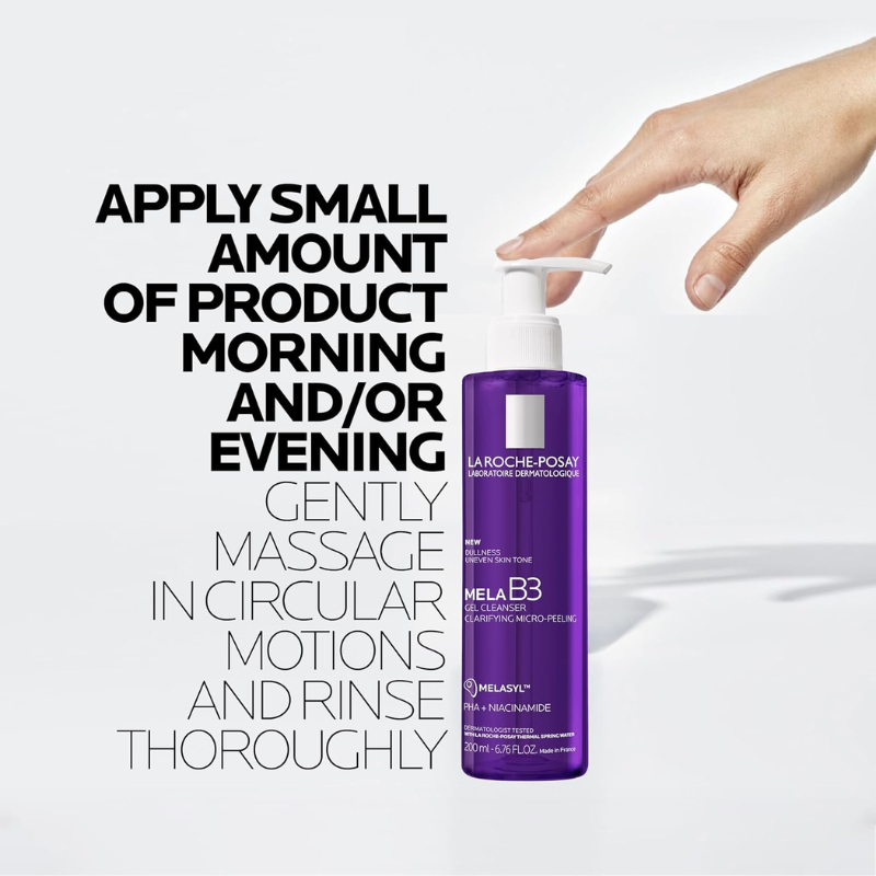 La Roche Posay  Mela B3 Micro-Peeling Gel Cleanser 200ml