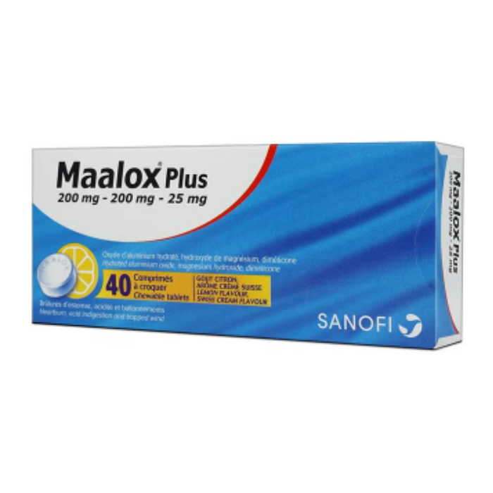 Maalox Plus Tablets 40's