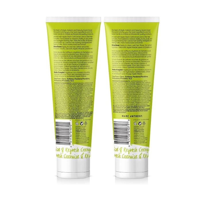 Marc Anthony Apple Miracle Shampoo 250ml + Conditioner 250ml