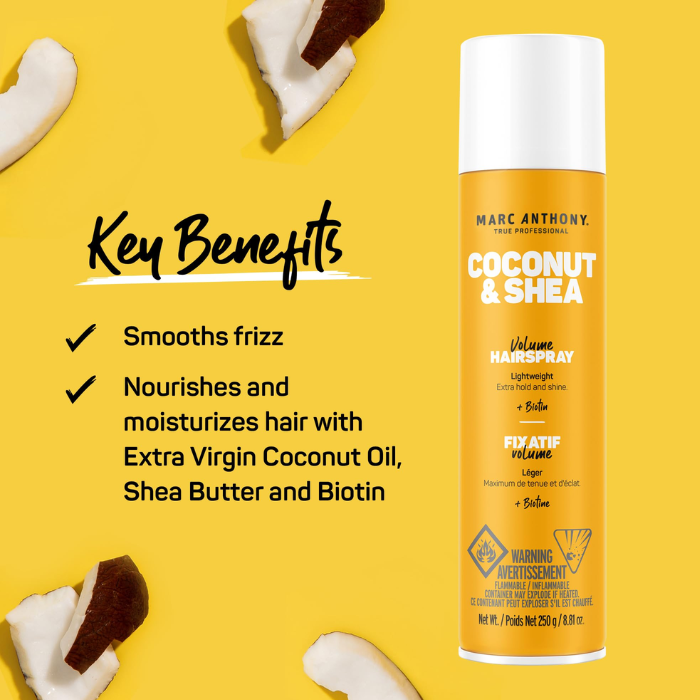 Marc Anthony Coconut Oil & Shea Hairspray 250ml