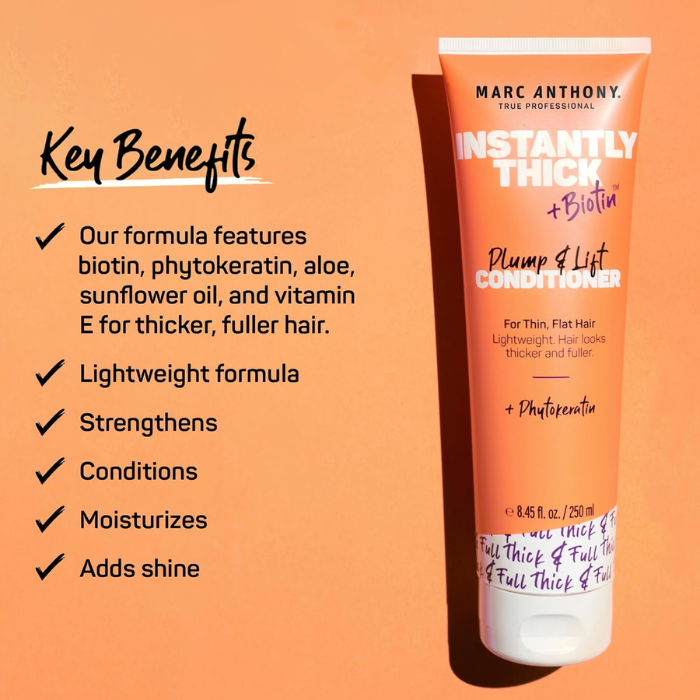 Marc Anthony Instantly Thick+Biotin Conditioner 250ml