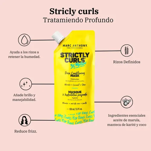 Marc Anthony Strictly Curls 3X Moisturizing Deep Treatment Mask 150 ml