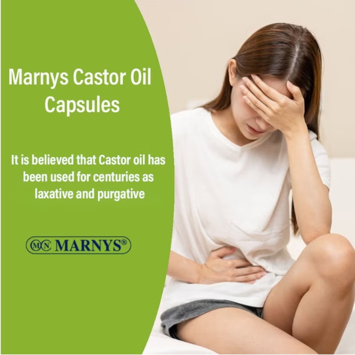 Marnys Castor Oil 60 Capsules