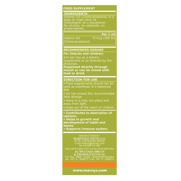 Marnys Marvit D Drops 30 ml