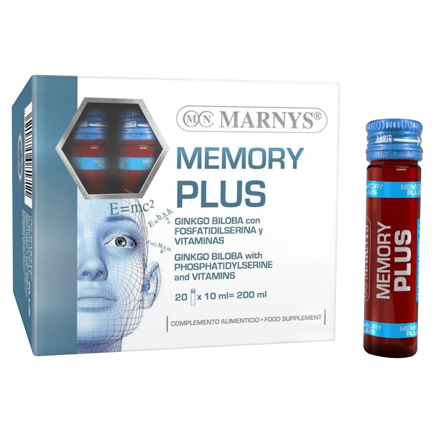 Marnys Memory Plus Vial 20's