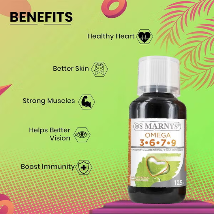 Marnys Omega 3 6 7 9 Syrup 125 ml